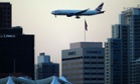 A British Airways passenger jet comes in to land at Lindberg Field in San Diego. Photo: Reuters/Mike Blake