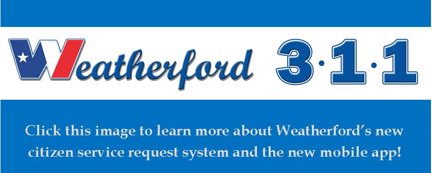 Weatherford 311 Service Request Logo and Link