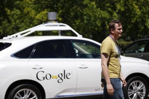 Google presents self-driving car in Mountain View