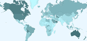 TckTckTck Climate Guide map