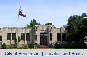 City of Henderson - Location and Hours