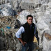 Nate Morris, chief of Rubicon Global, with recyclable raw materials on the grounds of Somerset Recycling in Kentucky.