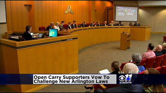 Gun Activists Continue Battle With Arlington