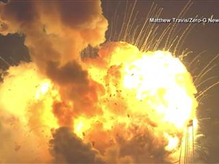 Unmanned Antares Rocket Explodes Seconds After Launch