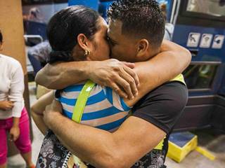 Cuban Couple Reunited in Texas After Harrowing Sea Odyssey