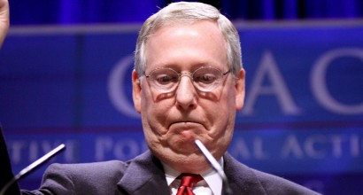 Senate Minority Leader Mitch McConnell of Kentucky speaking at CPAC 2011 (Gage Skidmore/Flickr)