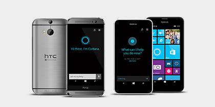 Meet Cortana on a brand new Windows phone.