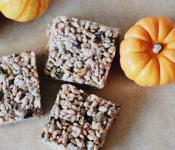 Pumpkin Spiced Brown Rice Crispy Treats