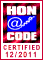 HON CODE CERTIFIED 12/2011