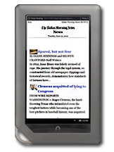 Dallas Morning News Nook App