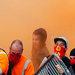 Demonstrators confronted riot police in Brussels on Thursday.