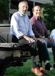 Tom Magliozzi, left, and his younger brother, Ray — Click and Clack of NPR's 