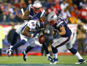 Demaryius Thomas #88 of the Denver Broncos drops a pass during the third quarter against the New England Patriots at Gillette Stadium on November 2, 2014 in Foxboro, Massachusetts.  (Photo by Jared Wickerham/Getty Images)