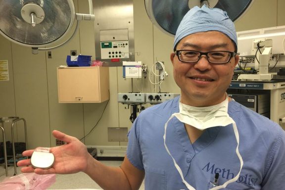 Dr. Mas Takashima, director of the Sinus Center at Baylor College of Medicine, will be the first surgeon in Houston to use the new device, a hypoglossal nerve stimulator, in surgery at Houston Methodist Hospital.