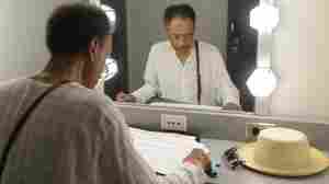 Henry Threadgill studies a score in his dressing room at Very Very Threadgill.