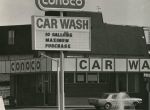 A Conoco service station at San Felipe Street and Winrock Boulevard in Houston limits gasoline purchases to 10 gallons in December 1973.