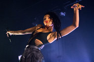 FKA twigs performing in London this week.