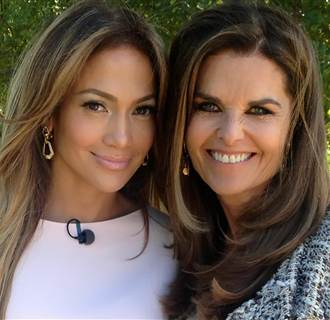 Jennifer Lopez and Maria Shriver.