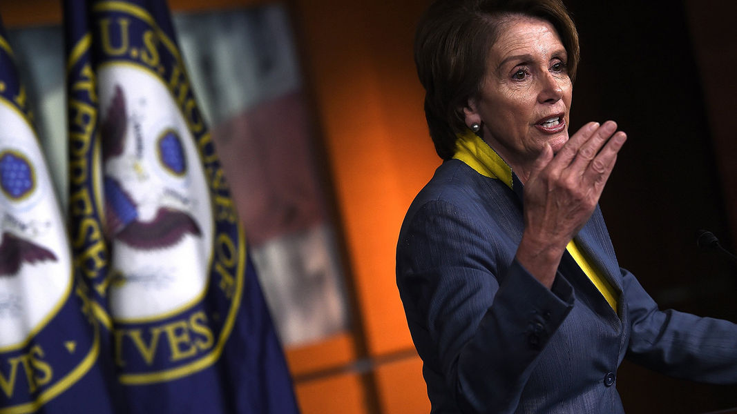 House Minority Leader Nancy Pelosi (D-CA) answers questions during her weekly press conference on Nov. 13, 2014 in Washington, DC. (Win McNamee/Getty)