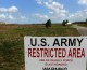 File photo of a missile base sign. (credit: Joe Raedle/Getty Images)