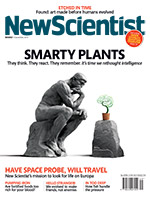 Cover of latest issue of New Scientist magazine