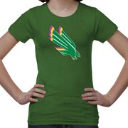 North Texas Mean Green Youth Highlighter Mascot T-Shirt - Green