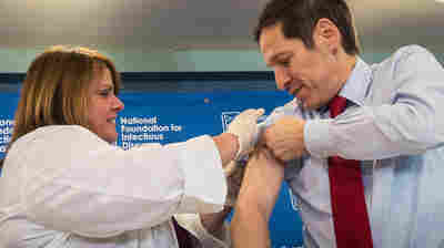 Dr. Thomas Frieden, director of the Centers for Disease Control and Prevention, got his flu shot in September.