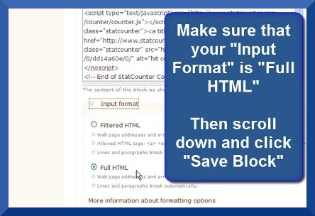 Drupal - Input Format