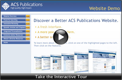 ACS Publications Website Interactive Tour