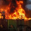 An explosion and fire rocked an oil fracking site in South Texas Jan. 19. Three were injured.