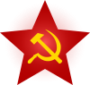 Hammer and Sickle Red Star with Glow.svg