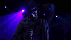 ScHoolboy Q onstage at Le Poisson Rouge in New York City two days before his major label debut dropped.