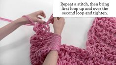 Arm Knitting for Beginners