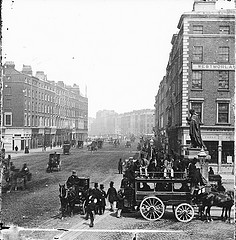 Horse-drawn Omnibus, Westmoreland Street, Dublin