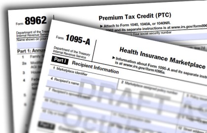 Tax changes for your 2014 return, Forms 1095-A and Form 8962