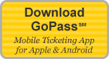 Download GoPass Mobile Ticketing App. GoPass.biz opens in a new window