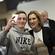Carly Fiorina, former CEO of Hewlett-Packard, poses for a selfie with an Iowa resident during a recent visit to that state, home of the first 2016 presidential contest.