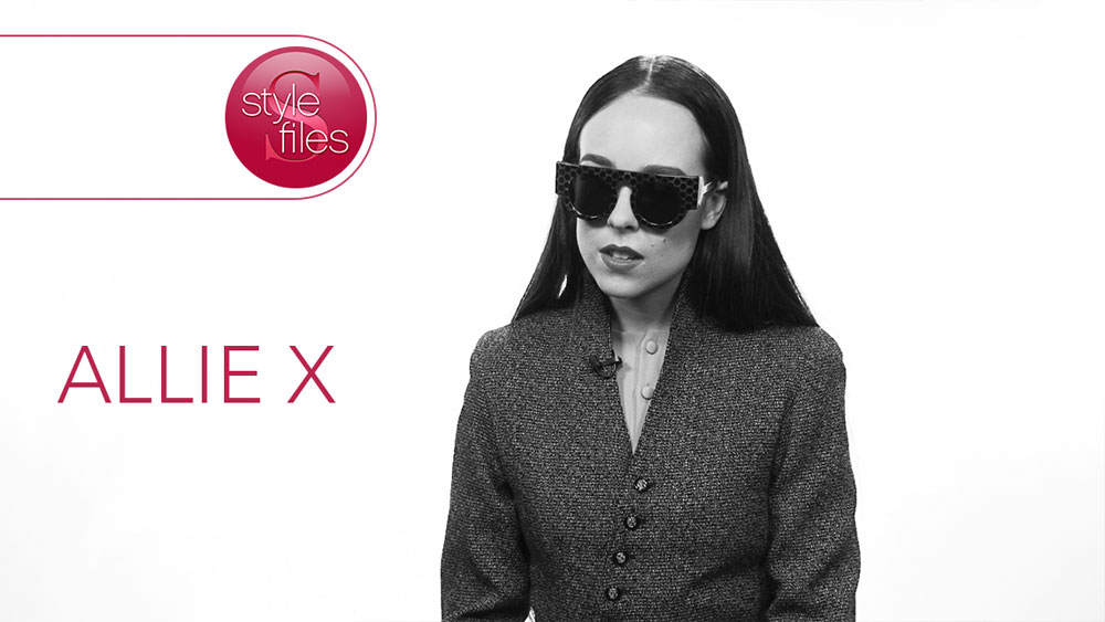 Allie X on Style Files