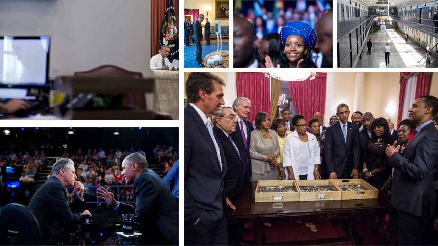 A sample of images from the White House Photo Office's Past Photo Picks of The Day