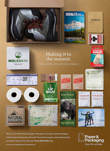 Paper & Packaging – How Life Unfolds campaign infographic