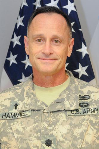 Chap. (Lt. Col.) Joseph Hammiel, First Army Div. West Chaplain 