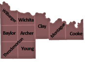 Wichita Falls District County Map