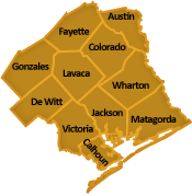 Yoakum District County Map