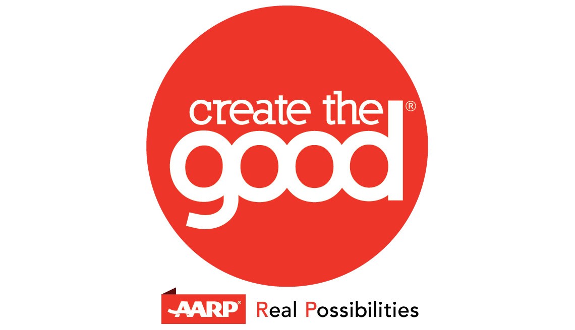 Create The Good with Real Possibilities Logo, Giving Back via Create the Good Program 