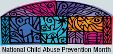 National Child Abuse Prevention Month Badge