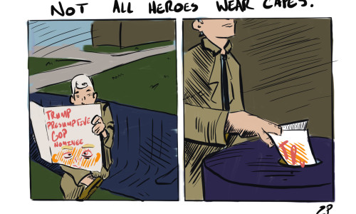 Cartoon: Not All Heroes Wear Capes