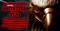 'Halloween treat tonight from Apogee with rival UTSA in town.'