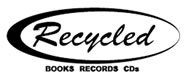 Recycled Books, Records, and CDs