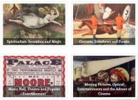 Images from four collections in the Victorian Popular Culture database: spirtualism, circuses, theater and cinema.