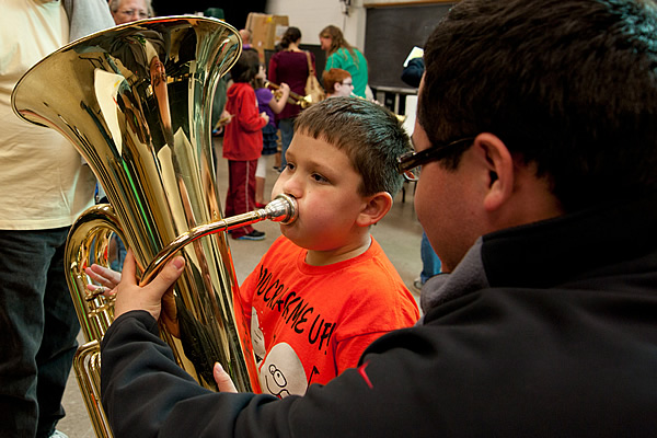 Instrument Petting Zoo - University of North Texas College of Music
